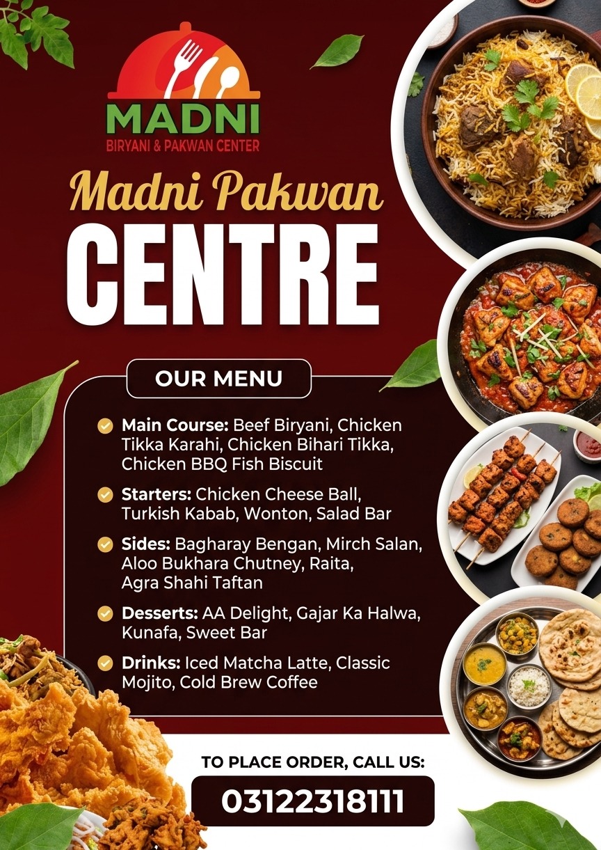 Restaurant Menu Design